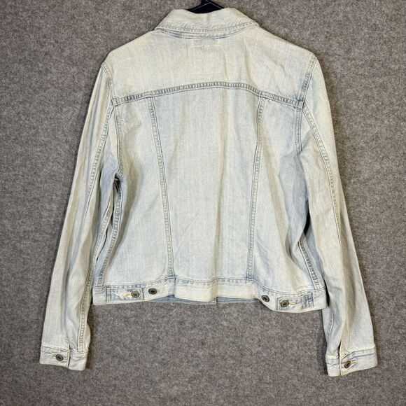Levi Strauss & Co. Gils Original Trucker Jacket Distressed Wash Size XL - Picture 5 of 14